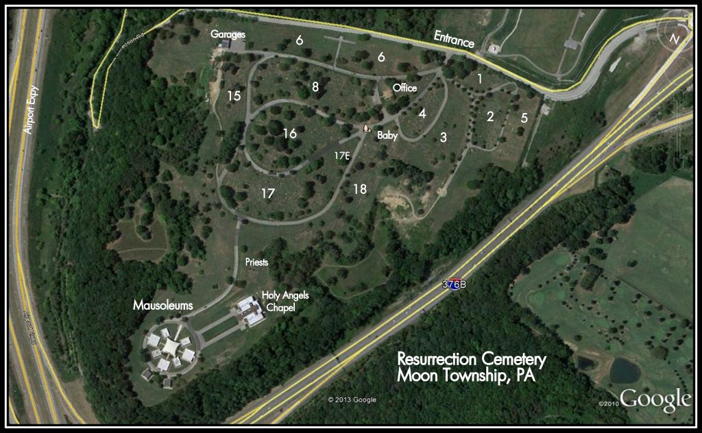 Resurrection CemeteryAL, Moon Twp., PA